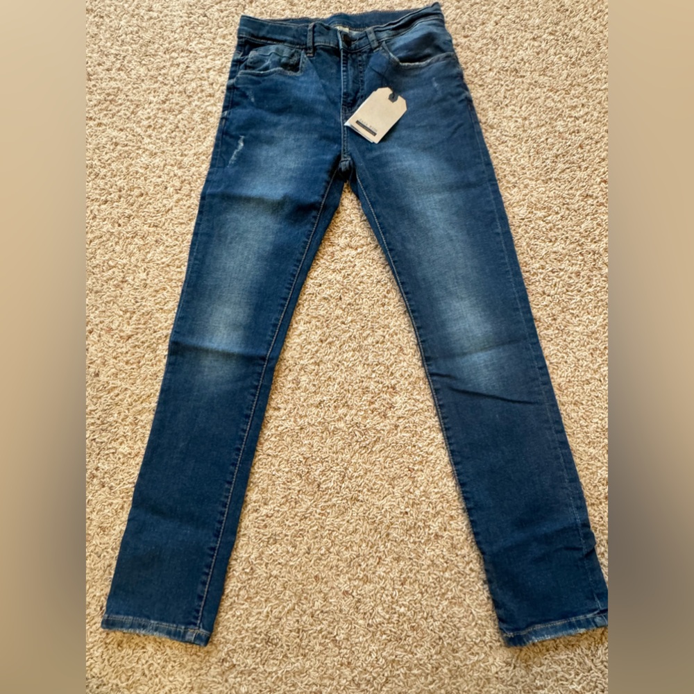 Zara Kids Denim Blue Jeans Skinny Fit Size 11/12 Girls New